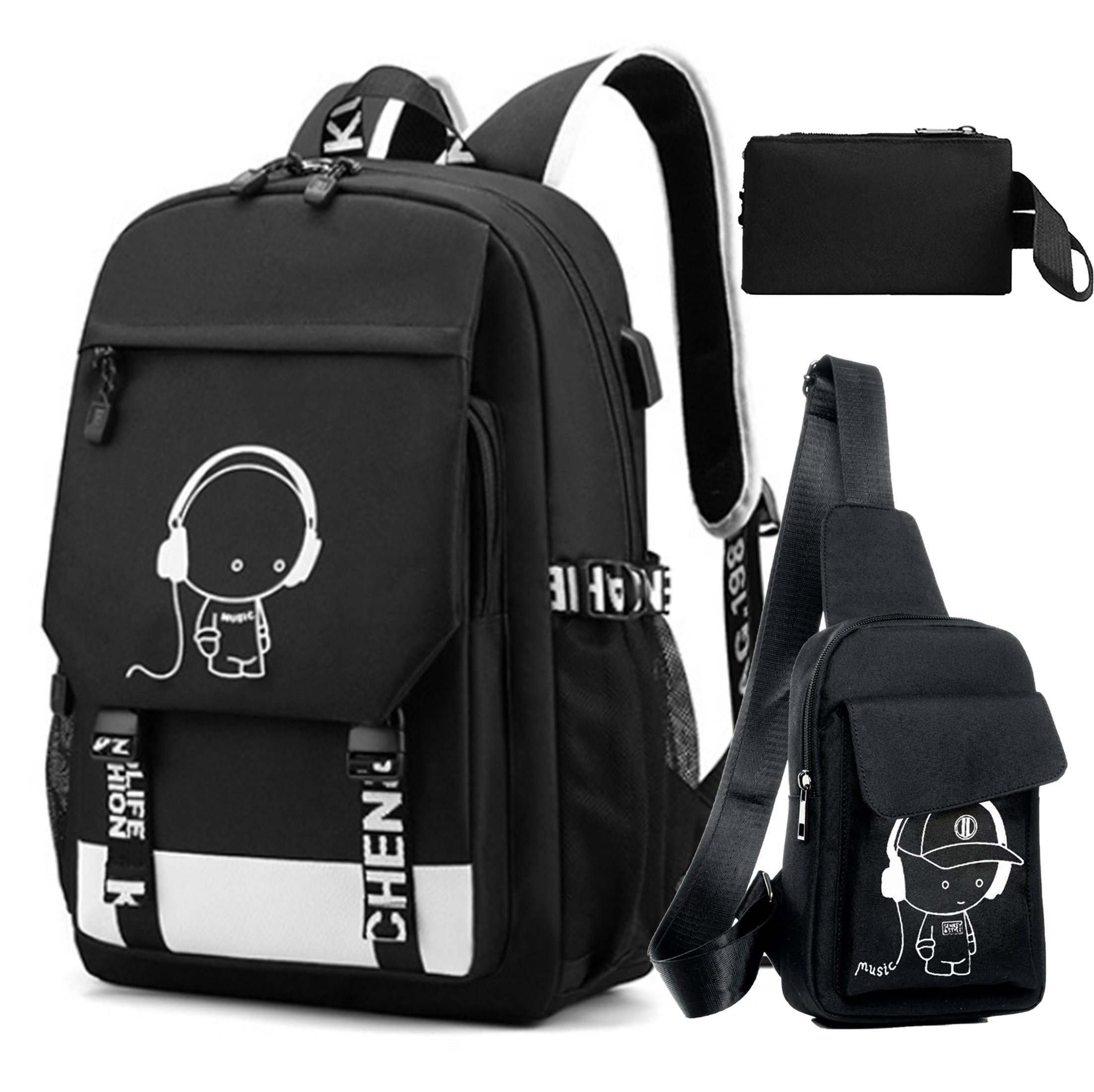 YINDN Schulrucksack 15.6 zoll Laptop Notebook günstig online kaufen