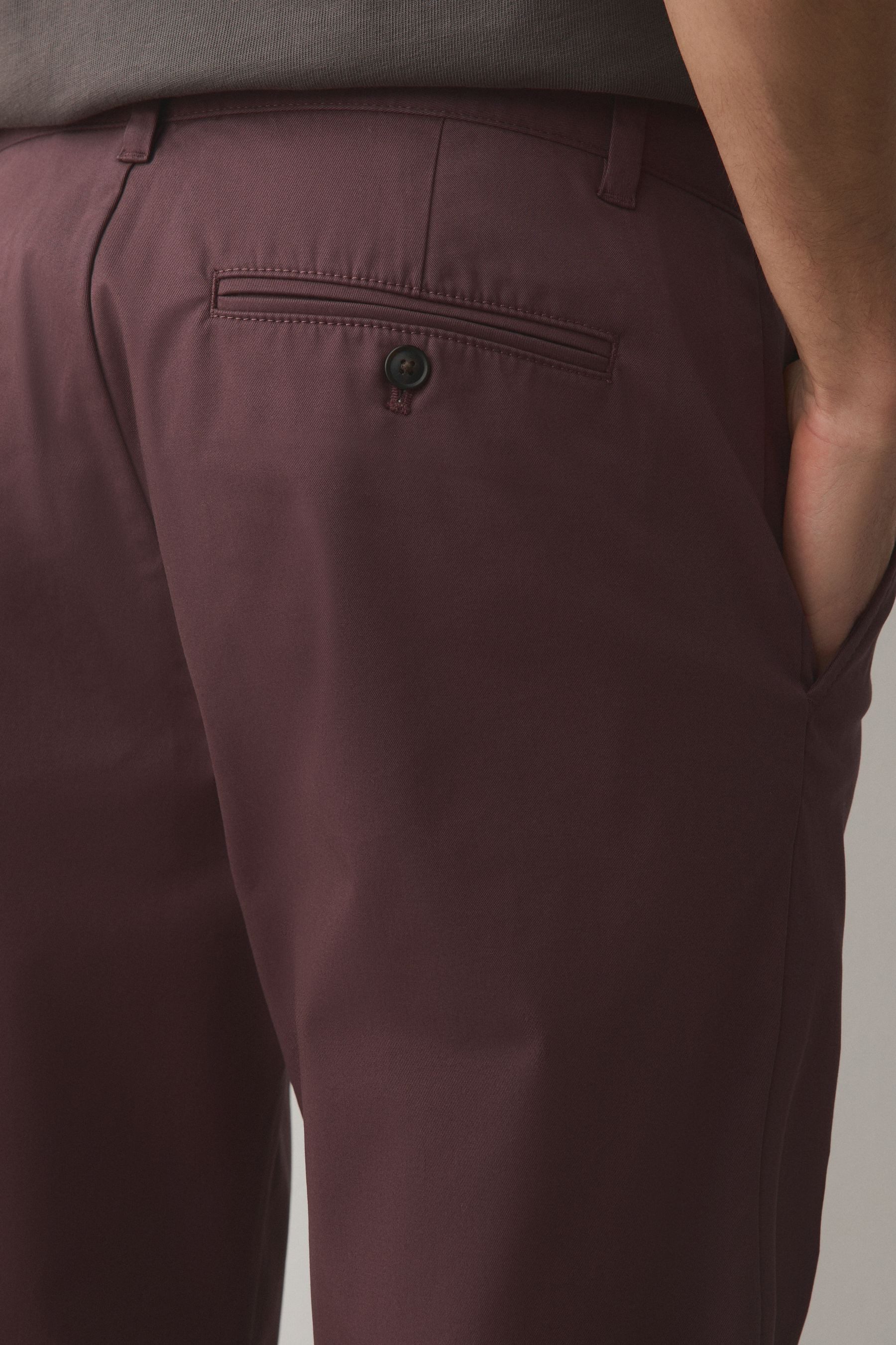 Next Stretch-Hose Straight Fit Chinohose mit Stretch und Baumwolle (1-tlg)