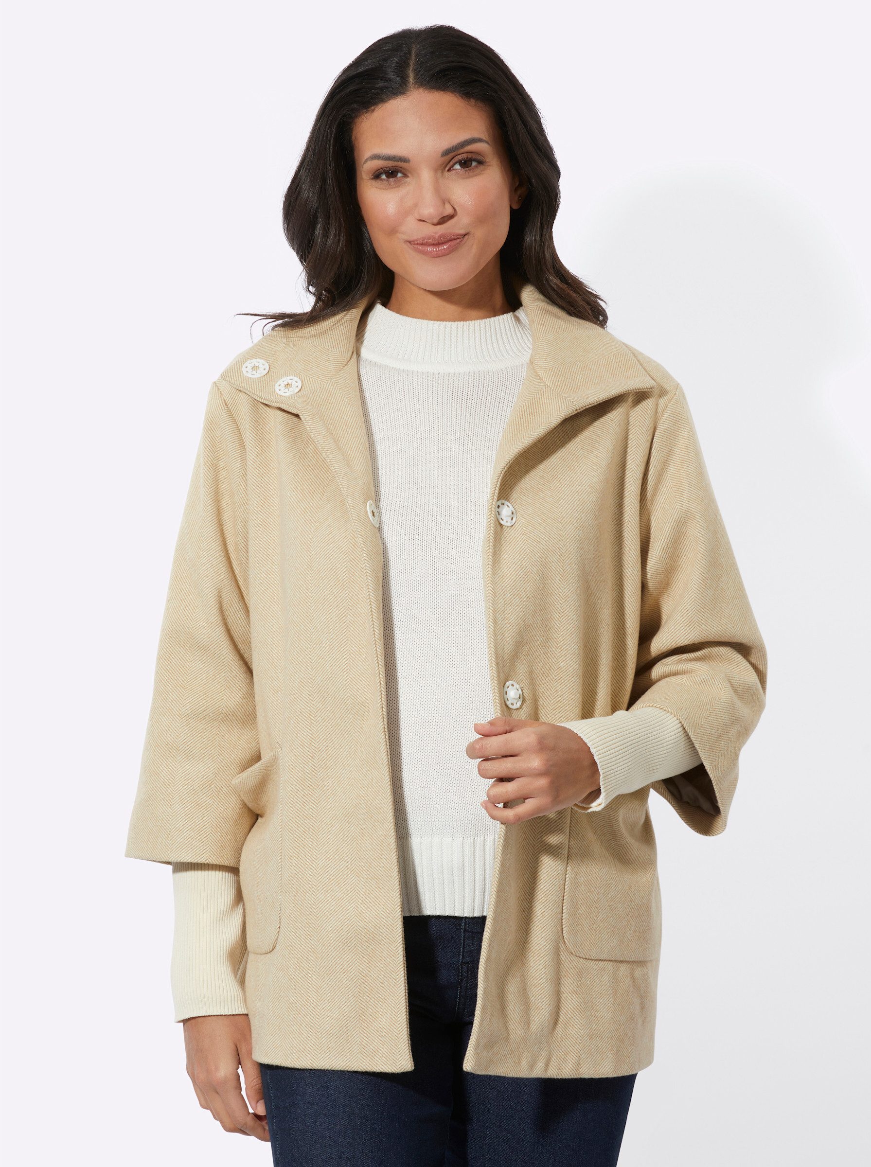 Sieh an! Allwetterjacke Jacke Langarm