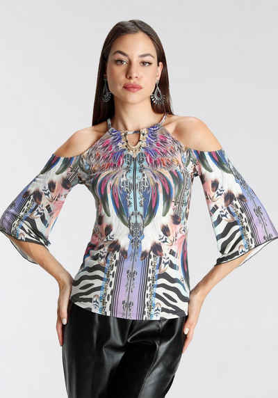 Melrose 3/4-Arm-Shirt mit Cut-Outs