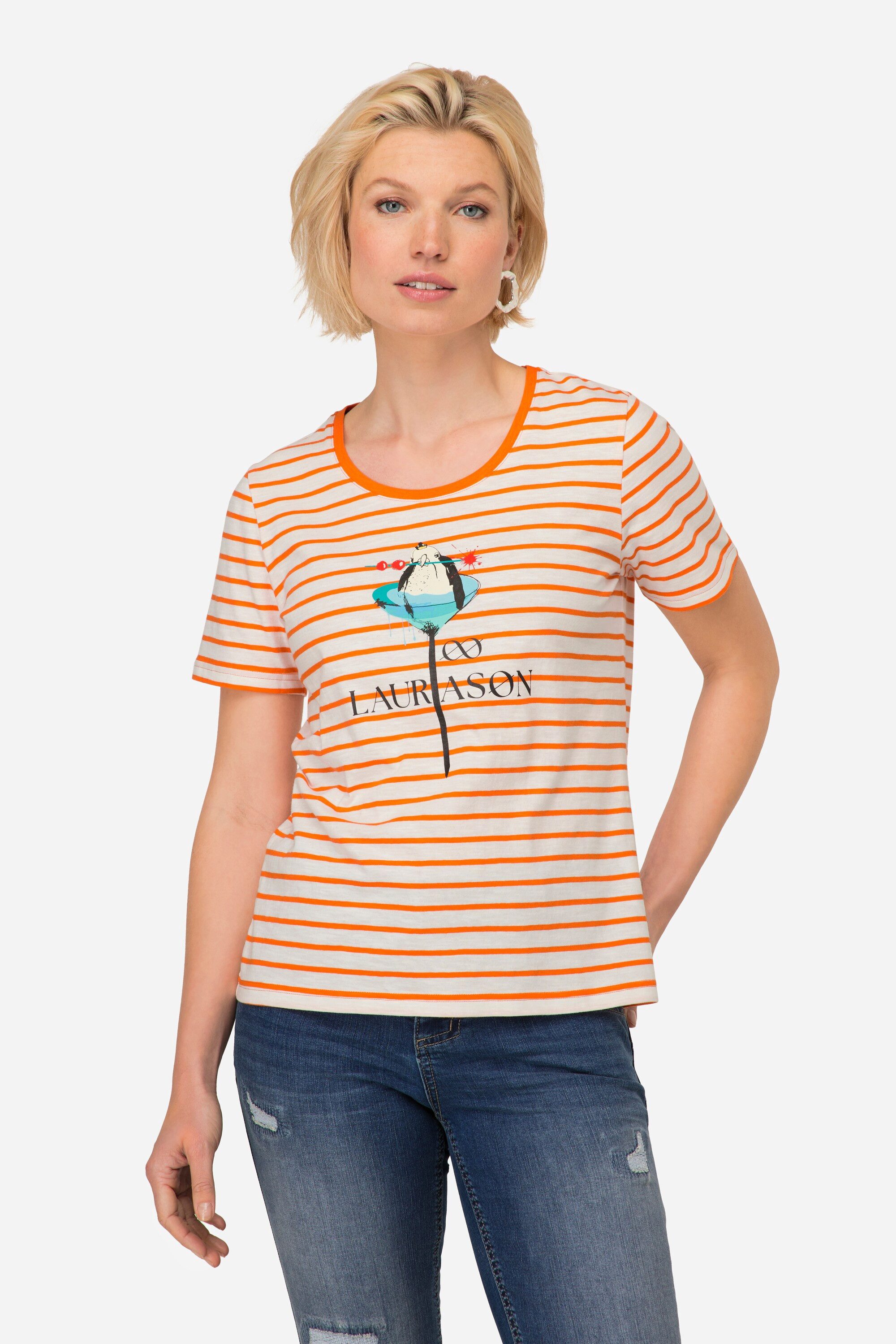 Laurasøn T-Shirt T-Shirt Möven Print Rundhals günstig online kaufen
