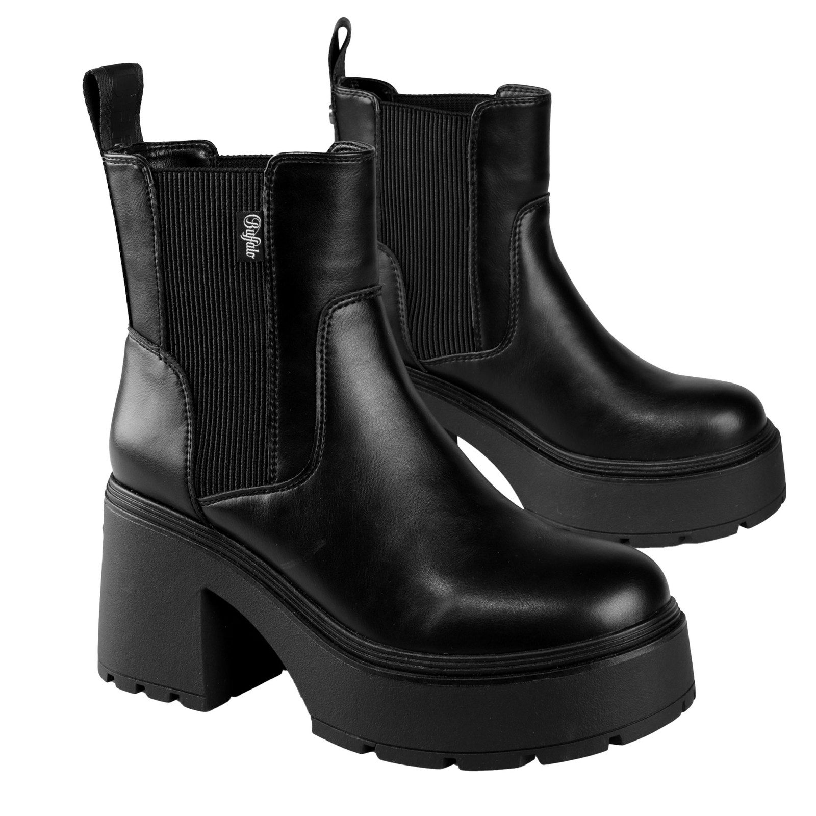 Buffalo Mila Chelsea Stiefel mit Plateau-Sohle