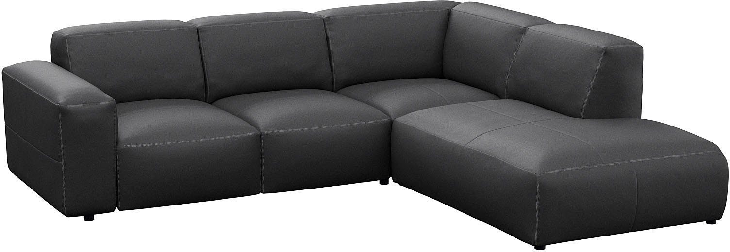 FLEXLUX Ecksofa Lucera, super Sitzkomfort durch Kaltschaum im Sitz, L-Form, modern & anschmiegsam, Designsofa, modernes skandinavisches Design