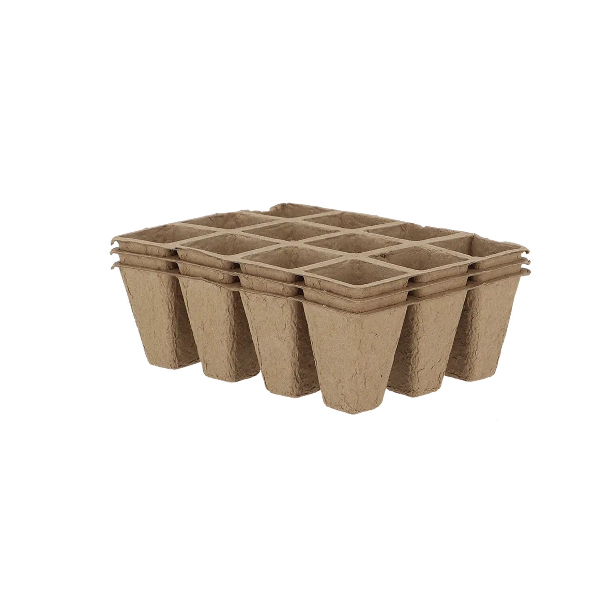 Esschert Design BV Anzuchttopf Garten Anzuchtplatte S 3er Set