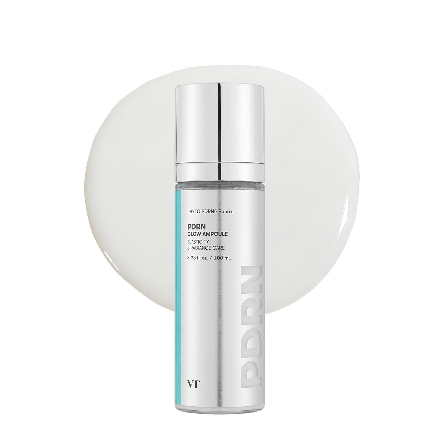 VT Cosmetics Gesichtsserum PDRN Glow Ampoule 100 ml – Feuchtigkeitsspendendes Gesichtsspray mit pflanzlichem PDRN aus Ginseng, Ceramiden & Niacinamid, für strahlende Haut, leichte Textur, parfumfrei