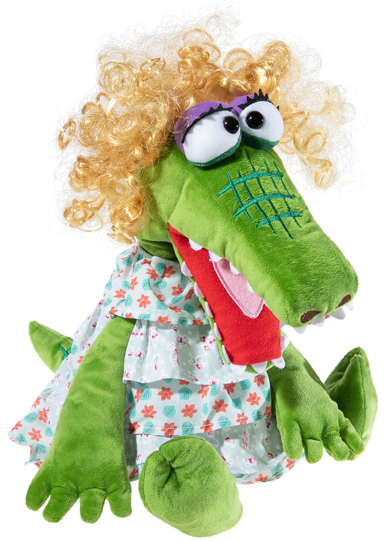 Heunec® Plüschfigur Heunec 584778 - Jan & Henry, Krokodella, Handspielpuppe, Plüschtier