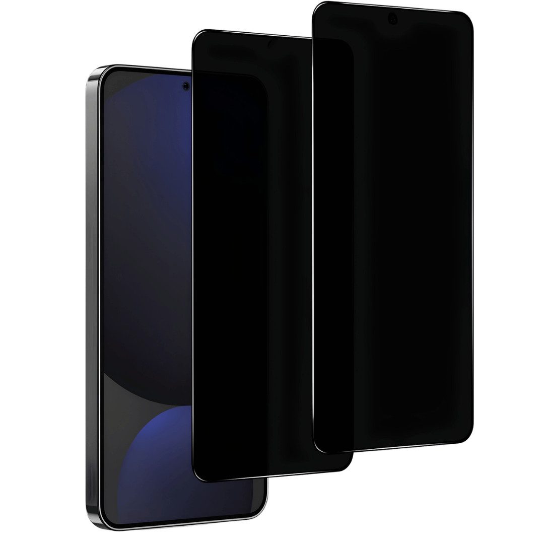 SmartUP Displayschutzglas 2X Schutzglas für Samsung Galaxy S25FE Blickschutz Panzerfolie Screen für Samsung Galaxy S25FE, 2 Stück, Anti-Spy, Blickschutz, Privacy