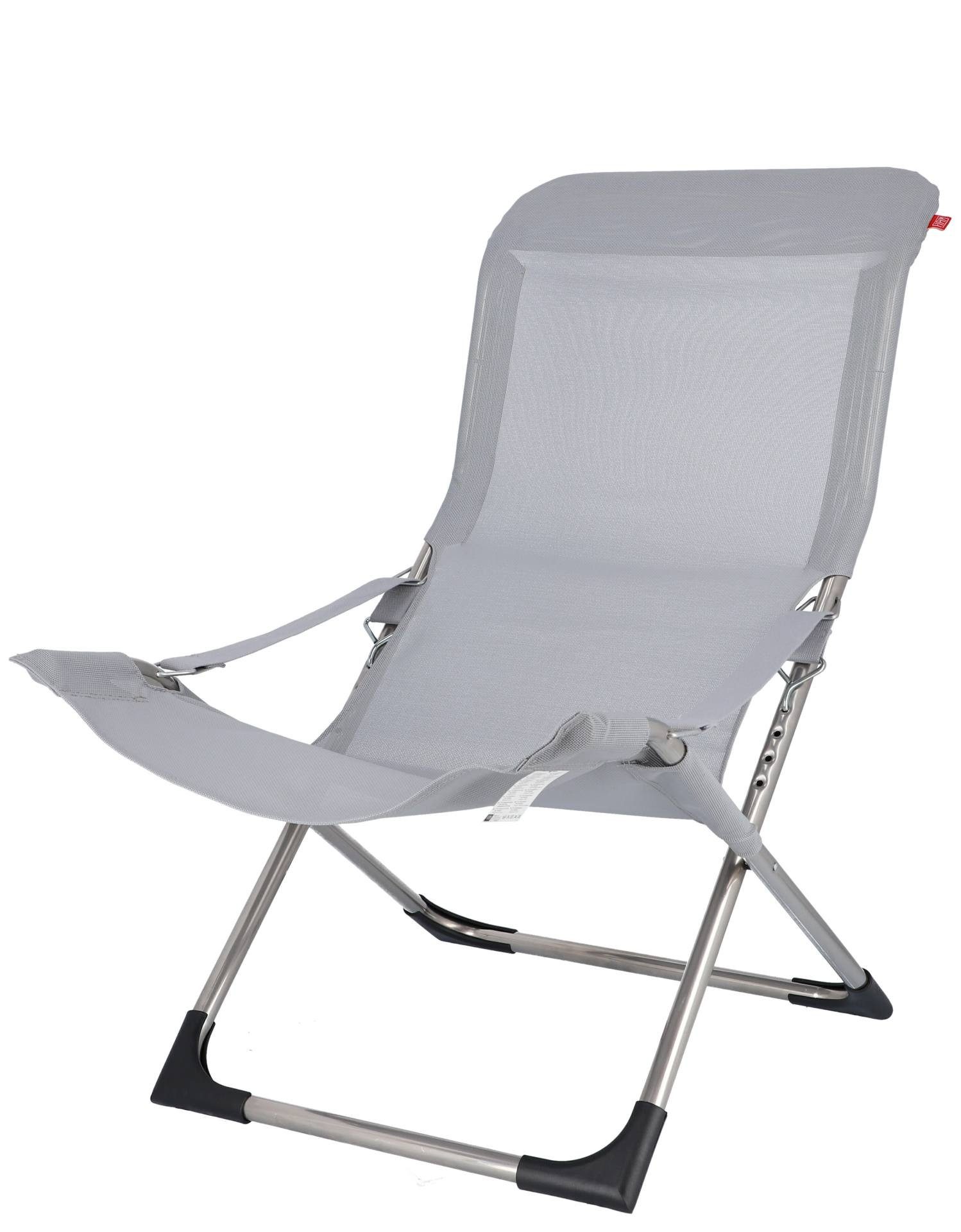 Fiam Gartensessel Fiesta aus Aluminium, Grau