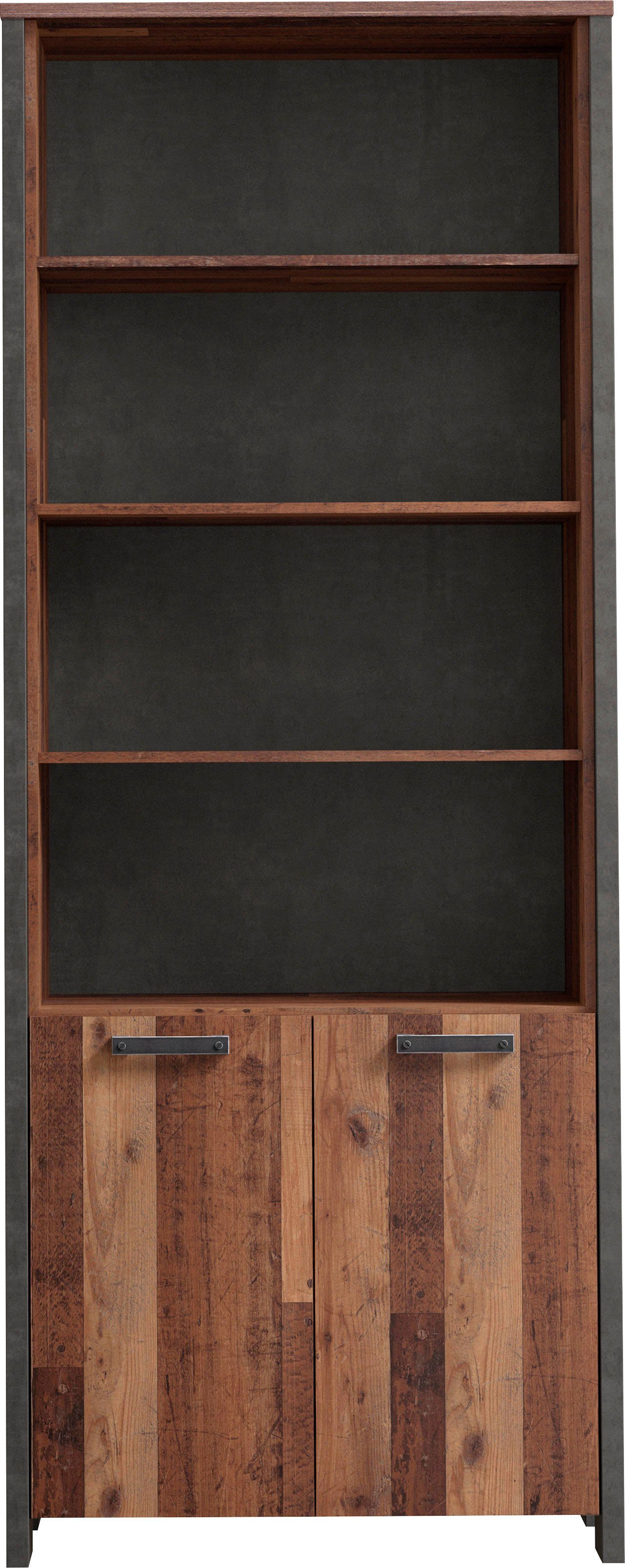FORTE Aktenregal Clif, Bücherregal, Breite 86 cm, viel Stauraum mit 2 Türen günstig online kaufen