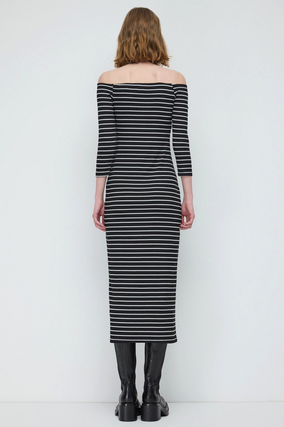 No Matter What Midikleid figurbetontes gestreiftes Kleid