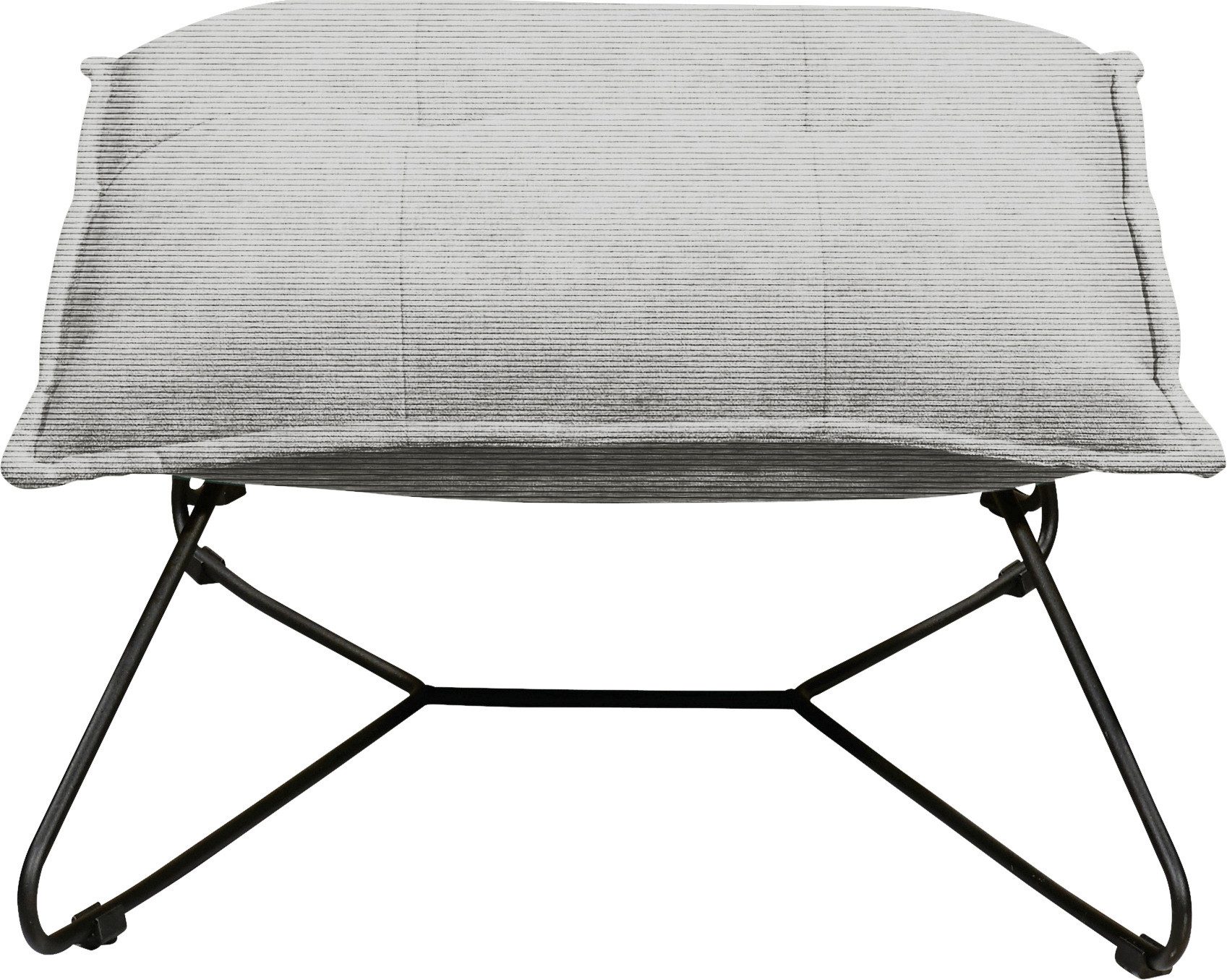 ED EXCITING DESIGN Табуретки Vico, mit Design-Gestell aus schwarzem Metall, in Cord
