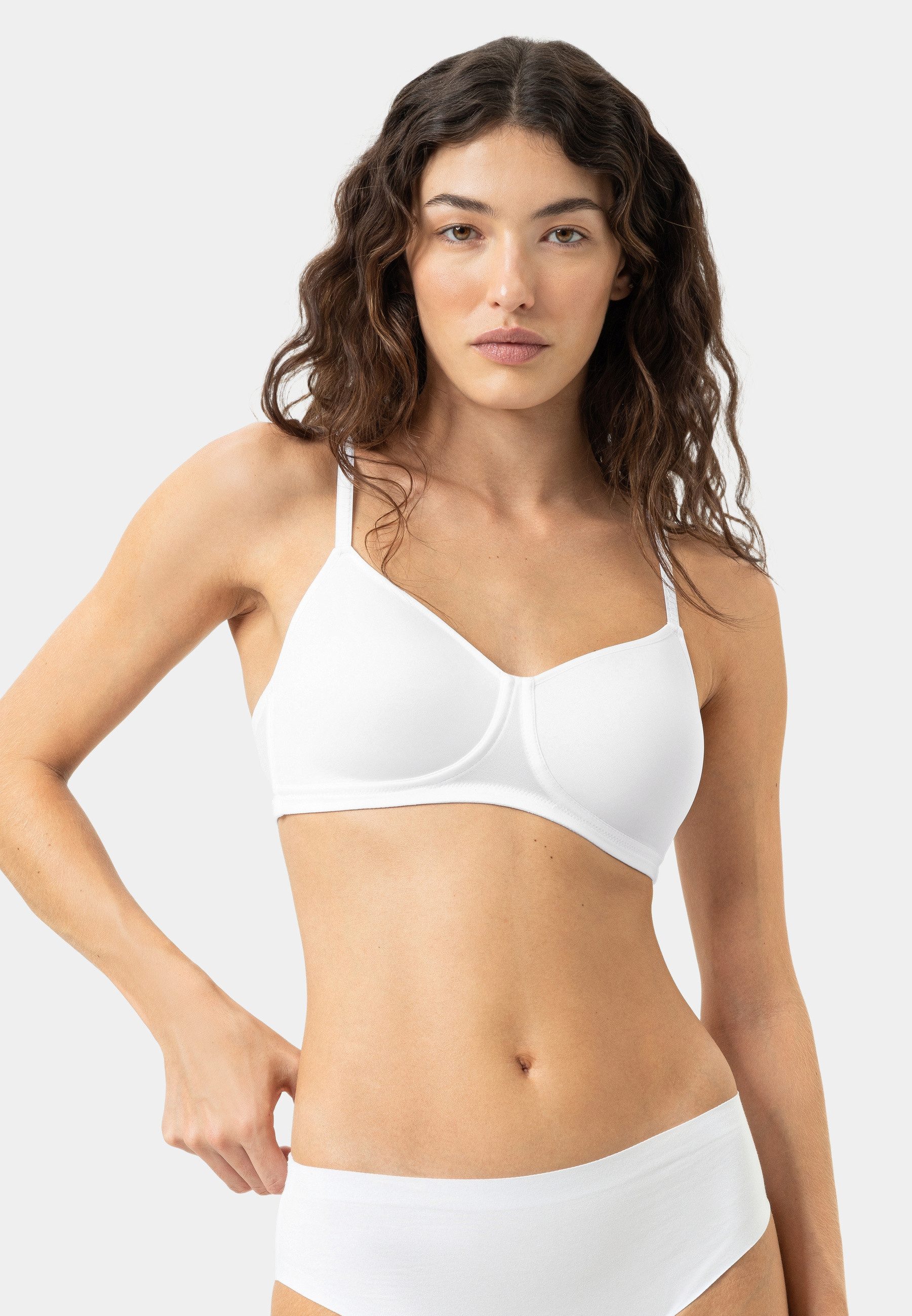 Mey Bügelloser BH Mey Damen Spacer-BH, ohne Bügel Serie Joan Uni (1-tlg., 1)