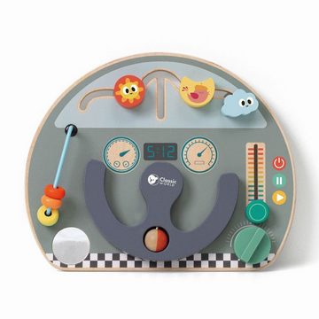 Classic World Lernspielzeug Activity-Board Cockpit Lenkrad Lernspielzeug Spielboard