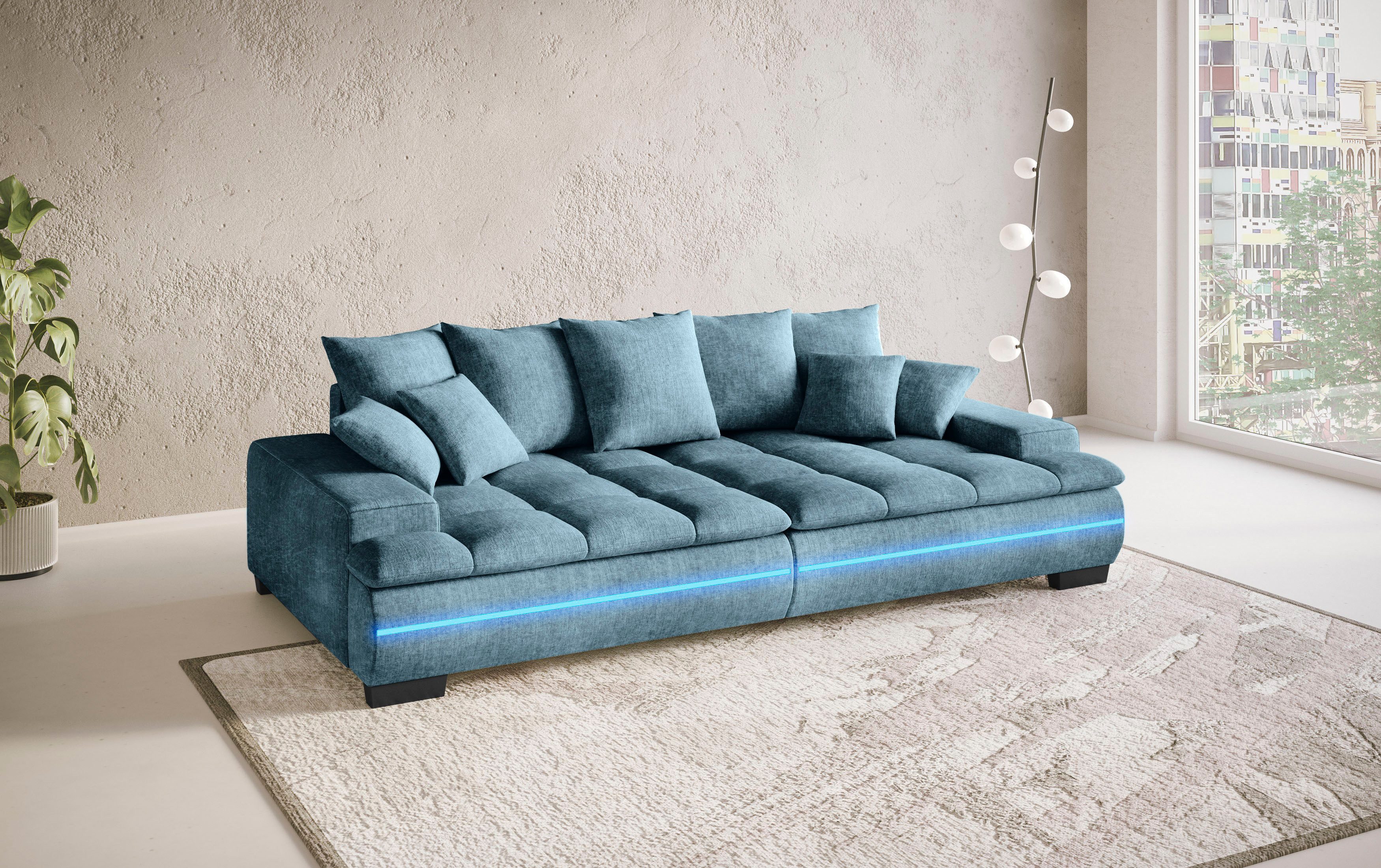 Mr. Couch Big-Sofa Haiti II, RGB-LED günstig online kaufen