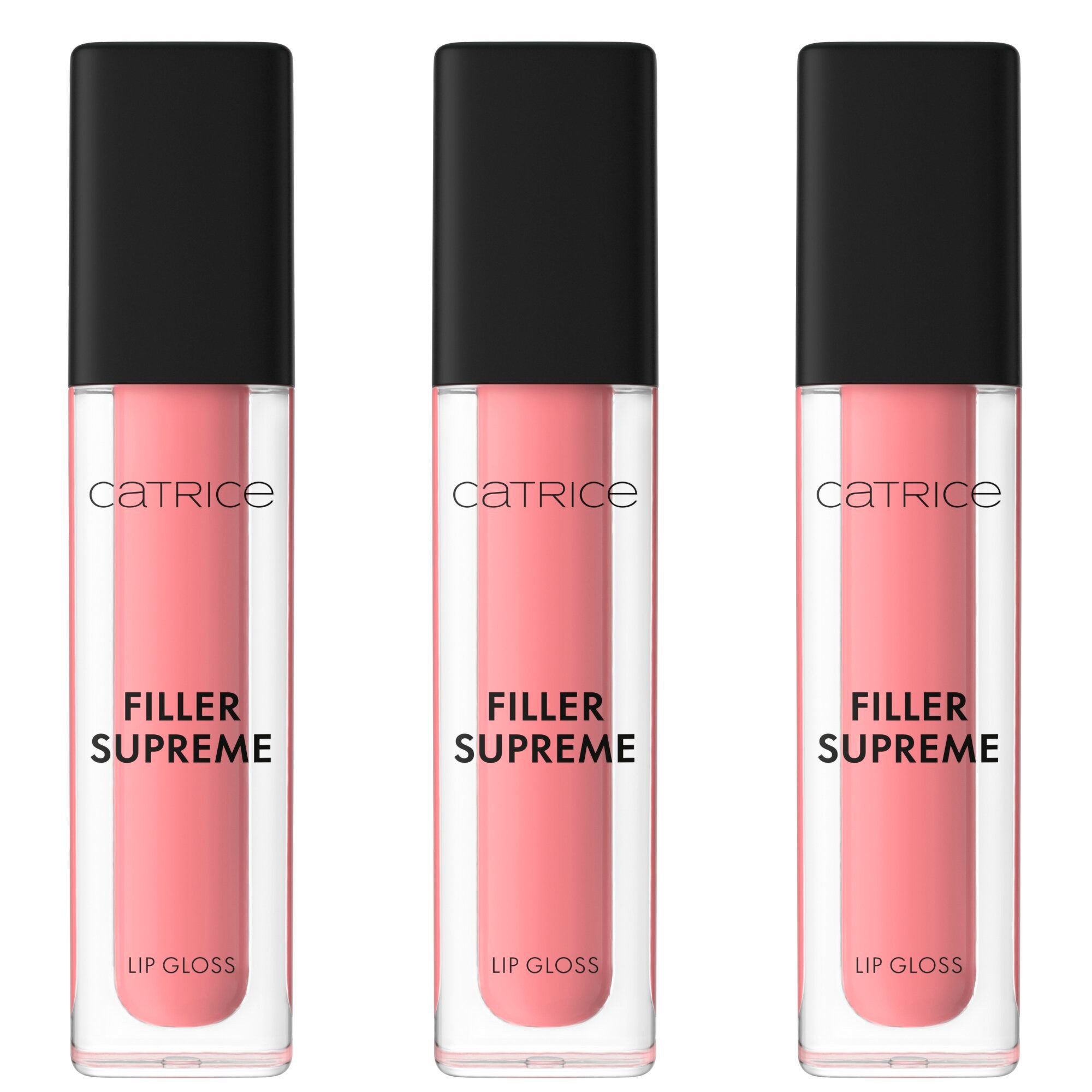 Catrice Lipgloss FILLER SUPREME LIP GLOSS, 3-tlg., für vollere Lippen und ein glänzendes Finish