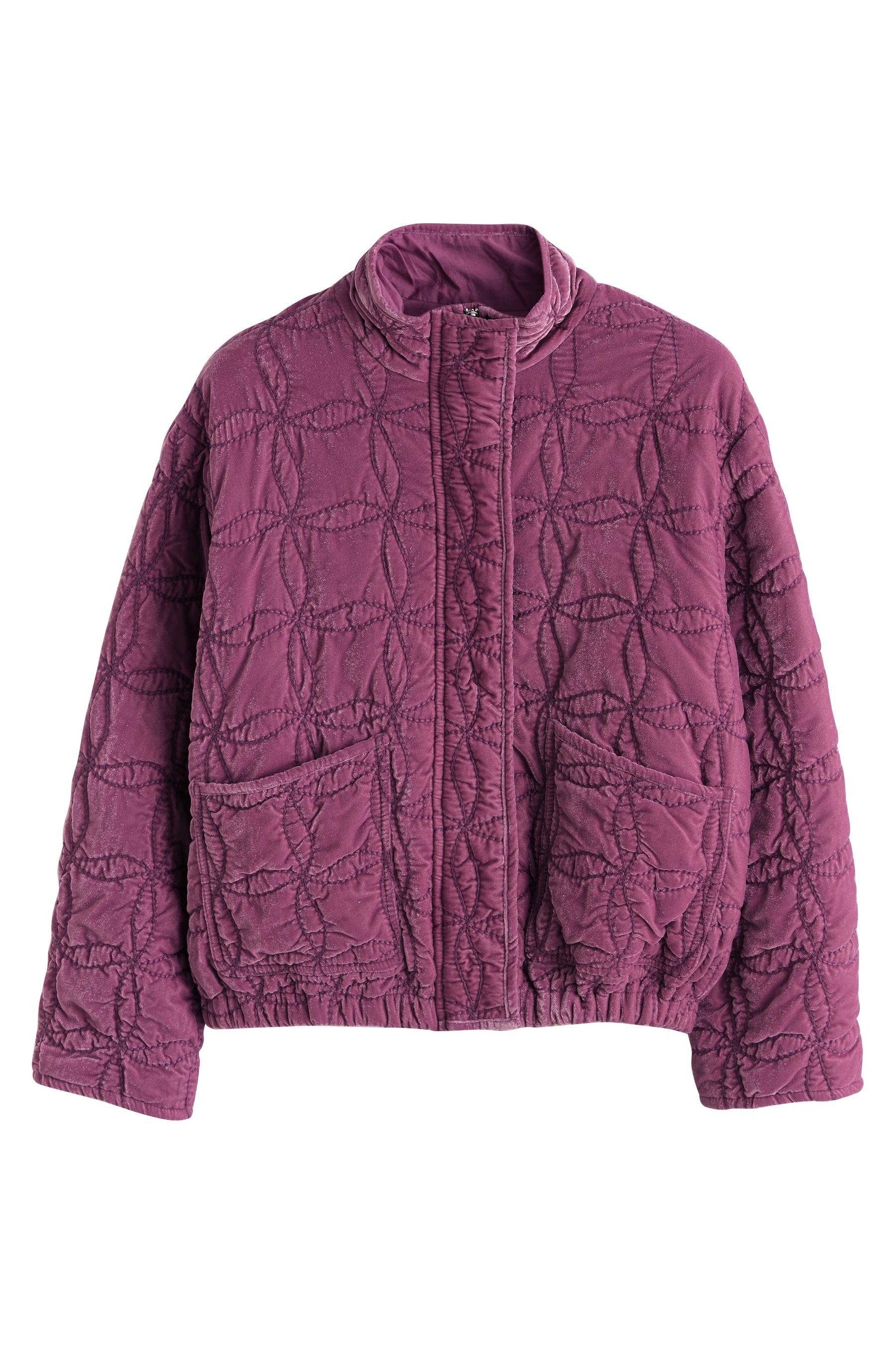 Next Steppjacke Gesteppte Samtjacke (1-St)
