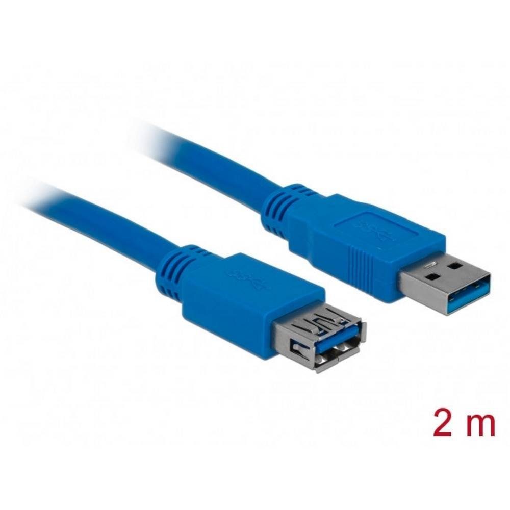 Delock USB 3.0 Verlängerungskabel – 1 M, Typ-A Stecker Auf Buchse, Mit Goldkontakten & Metallgehäuse