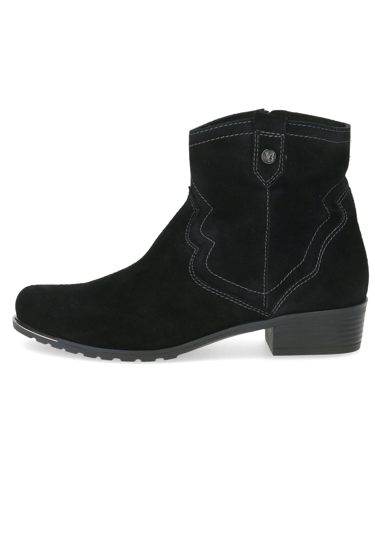 Caprice 9-25306-43 004 Black Suede Stiefelette