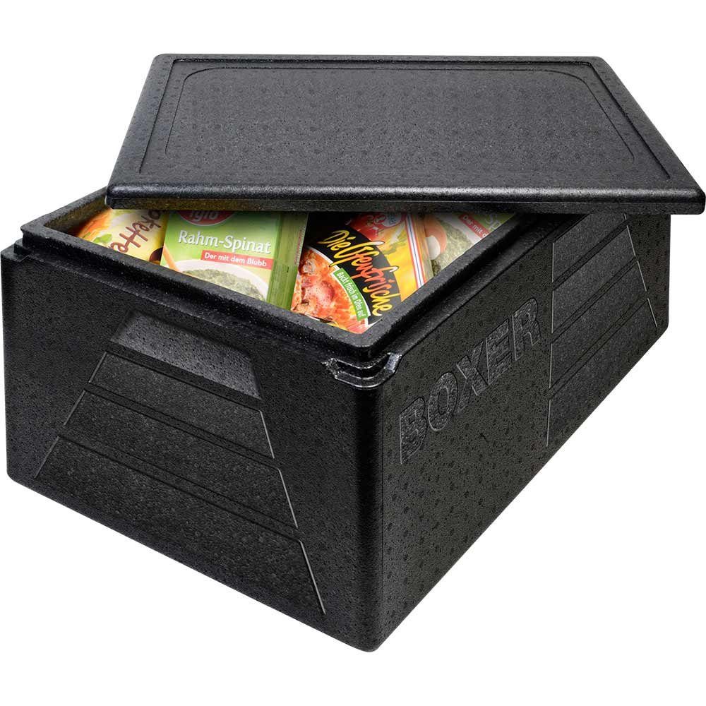 Morleos Thermobehälter Thermobox 42L Premium 1/1 GN Styroporbox Kühlbox 59x39x29 cm