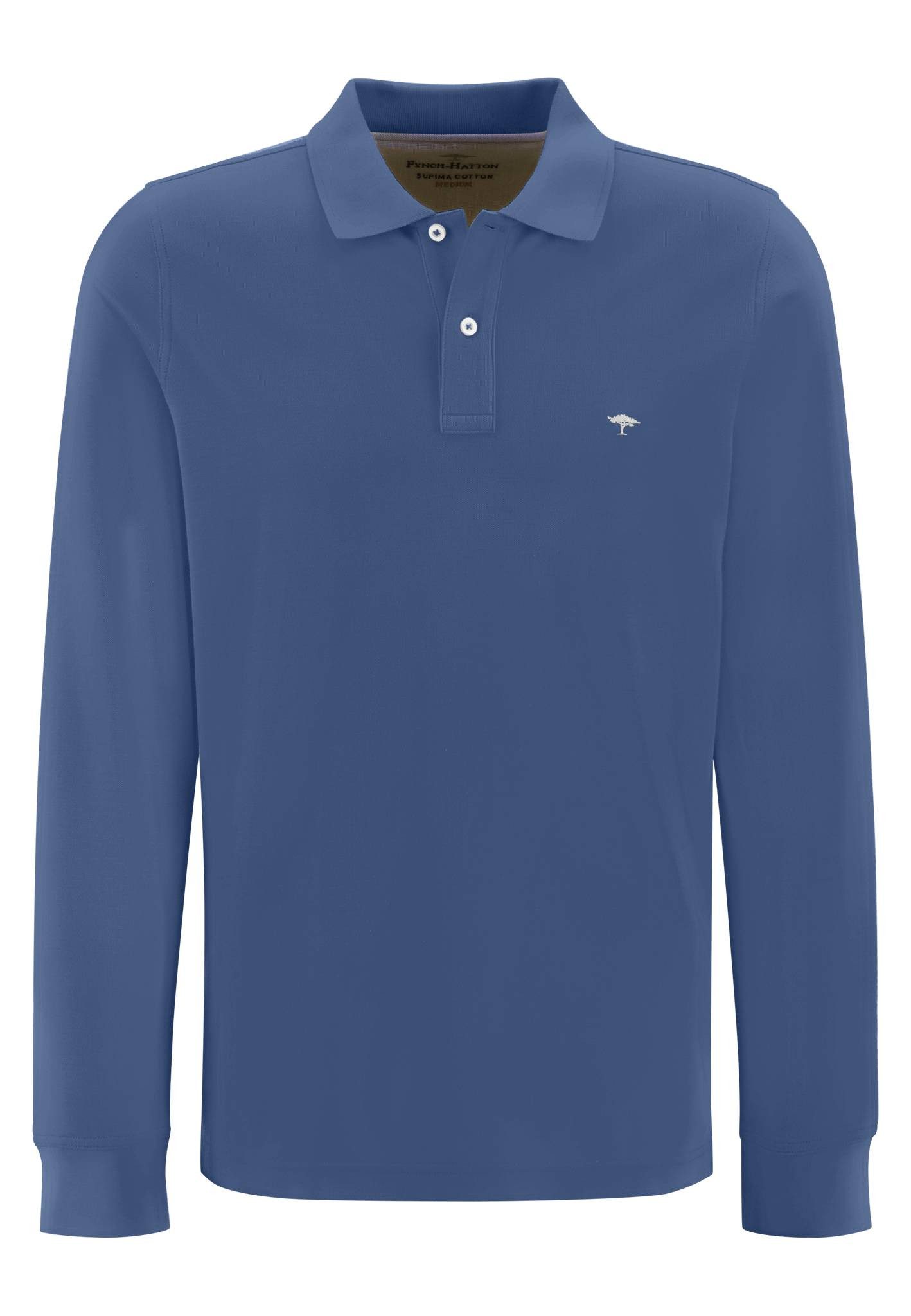 FYNCH-HATTON Kurzarmshirt Polo, Basic, Longsleeve