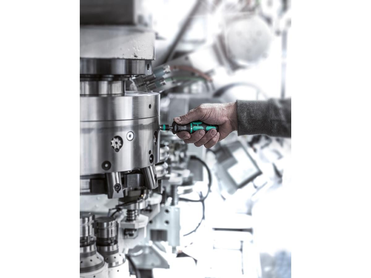 Wera Schraubendreher Kraftform 7400, mit Rapidaptor Schnellwechselfutter, 1/4"-Außensechskantantrieb