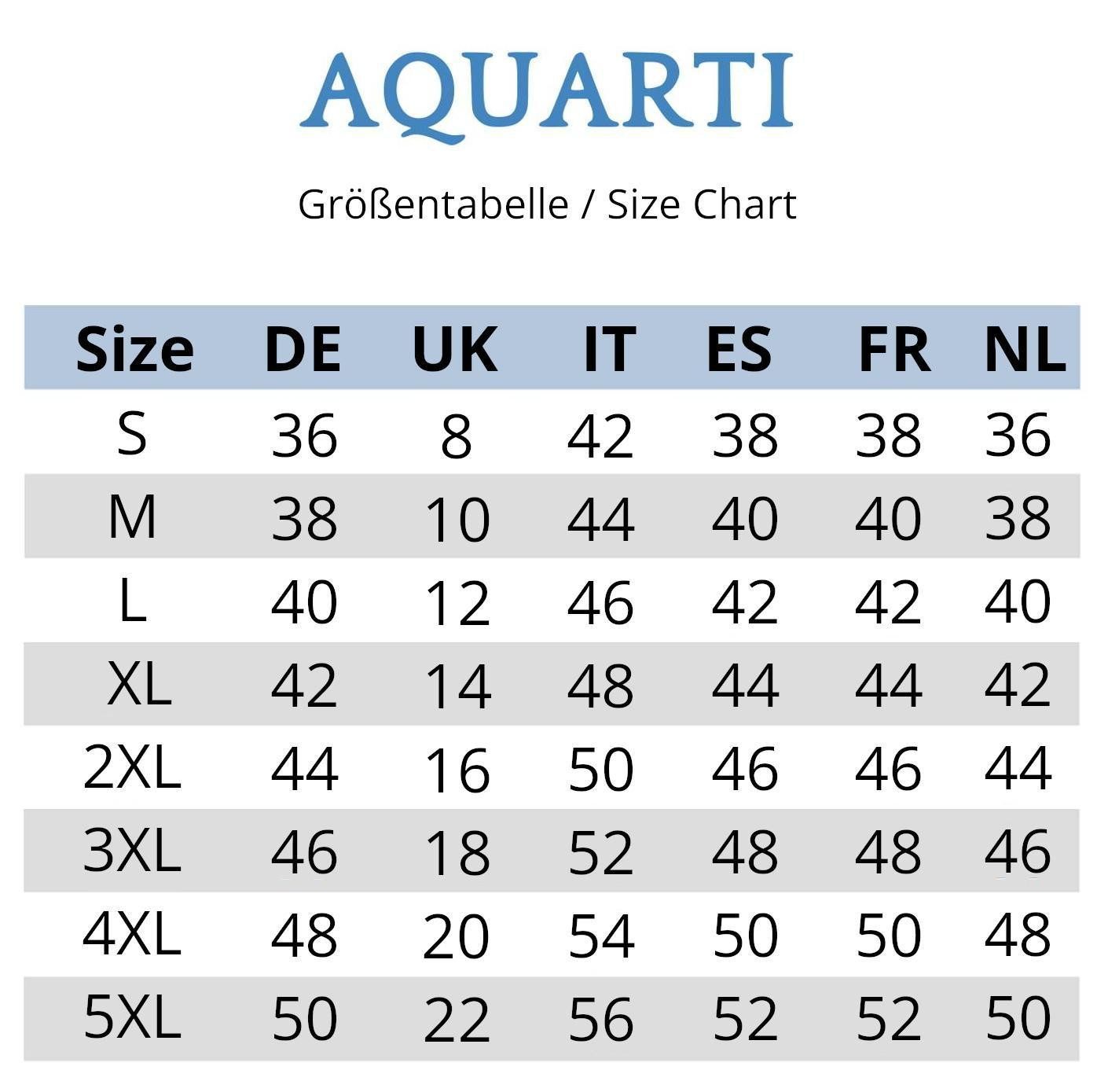 Aquarti Bikini-Hose Aquarti Damen Bikinihose mit Hoher Taille und Raffung günstig online kaufen