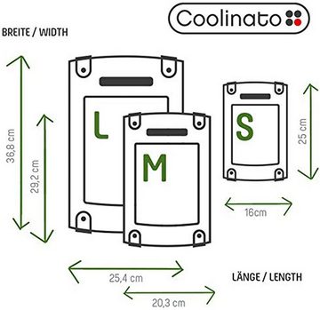 Coolinato Schneidebrett 3tlg Set versch Grössen grau, PP-Kunststoff, (Schneidebrettset), rutschfest