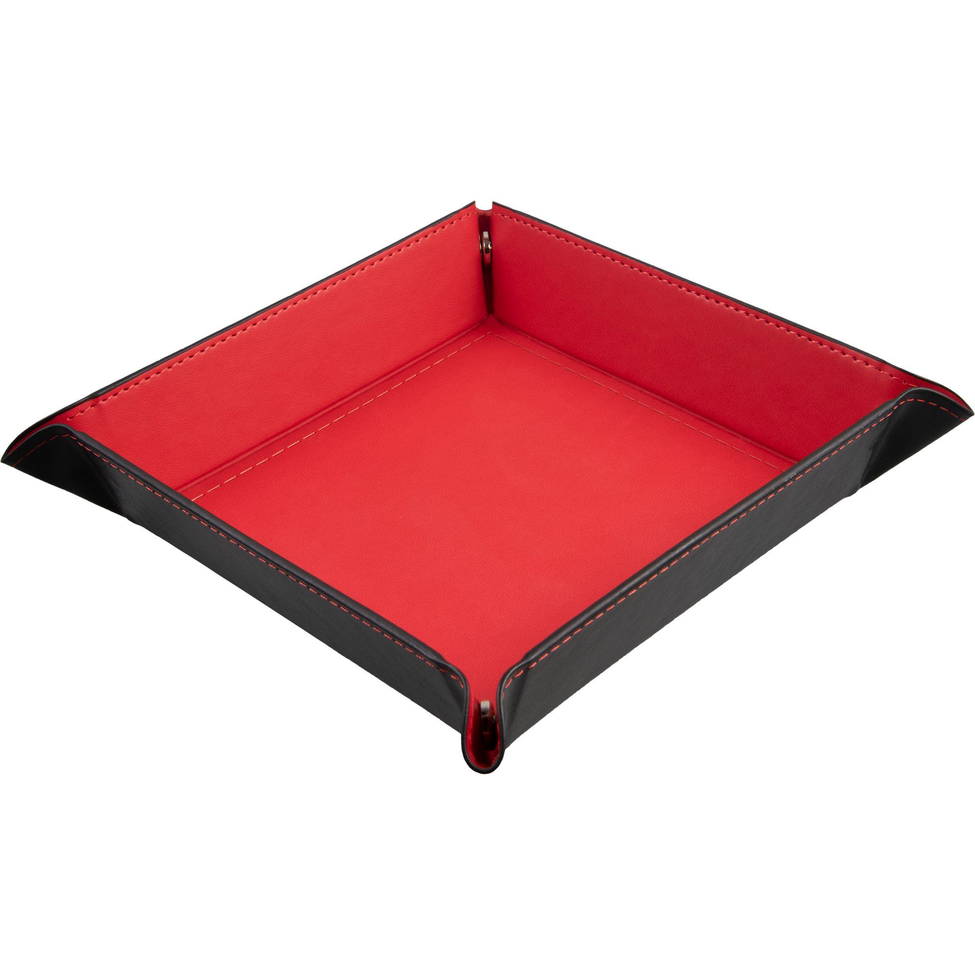 SHIBBY Spielesammlung Faltbare Würfelschale Würfelunterlage aus Kunstleder