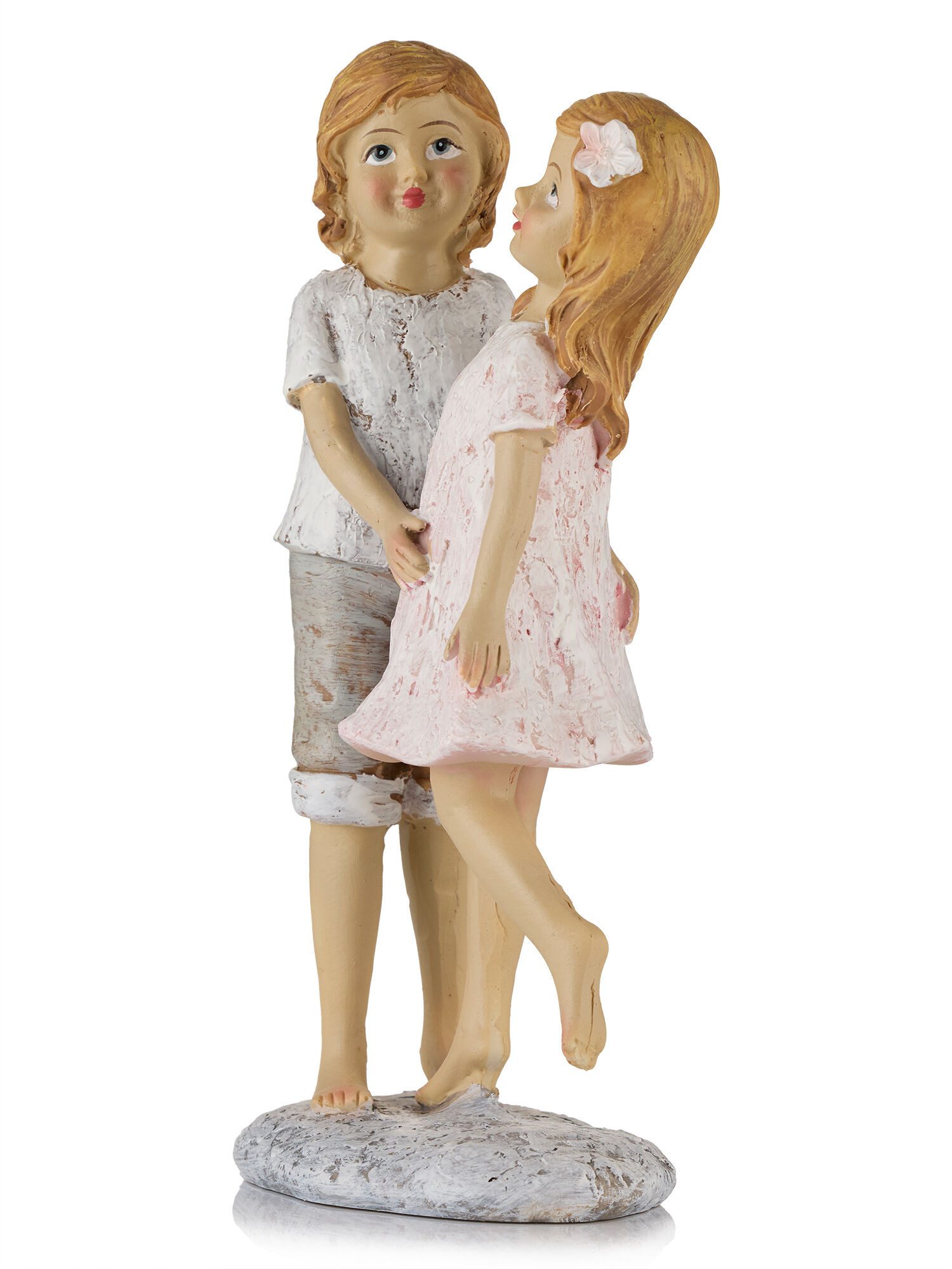 Dekorieren macht glücklich Dekofigur Dekofigur „Meine erste Liebe“ – Wohnaccessoire, aus Polyresin, romantische Figur für Wohnzimmer & Schlafzimmer