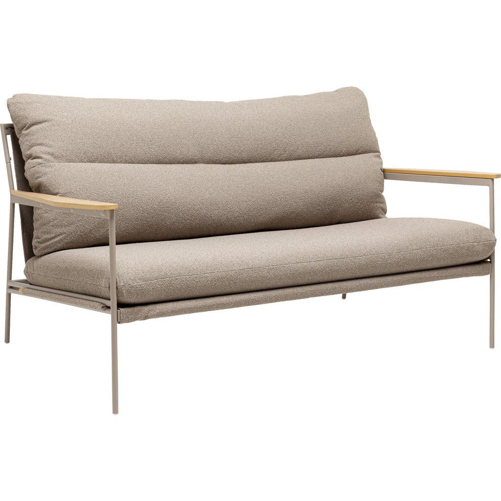 Kare Design Gartenlounge-Set Corsica, (2 Sessel, 1 Sitzbank, 2 Beistelltische), mit bequemer Polsterung