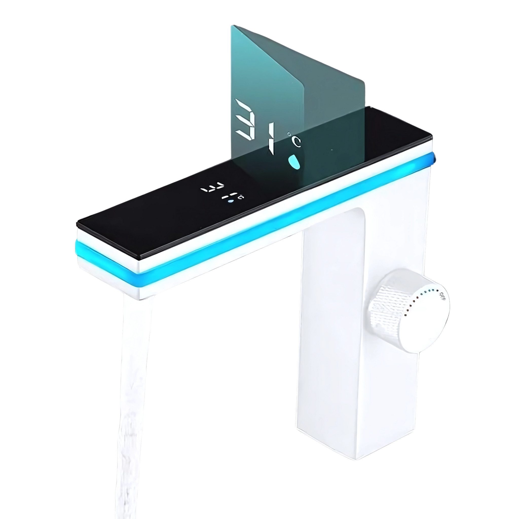 LuxaSteel Waschbeckenbrause Wasserhahn, Badarmatur, LED Wasserhahn (Komplet günstig online kaufen