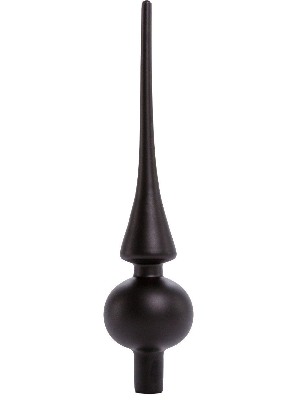 Trend Line Christbaumschmuck TrendLine Christbaumspitze aus Glas 26 cm schwarz