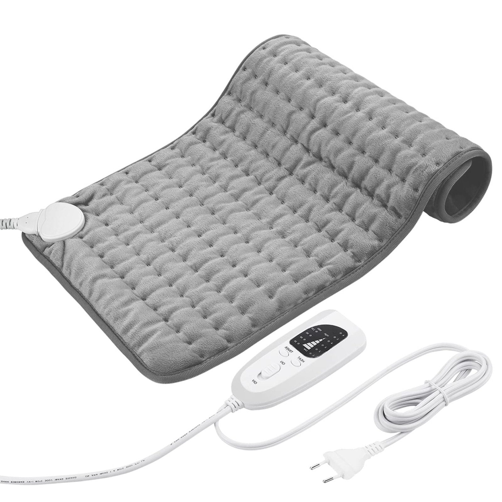REDOM Грелки Heizdecke Грелки Bauchwärmer Heizmatte 83x43 cm, 6 Heizstufen Timer 30–120 Min automatisches Abschalten 1-tlg., Langes Netzkabel für flexible Nutzung zu Hause oder im Büro, Weiches Flanell Erwärmt sich gleichmäßig ideal für Rücken Bauch