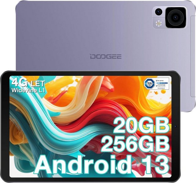 DOOGEE T20 Mini Pro 20 GB RAM 5060 mAh Akku WiFi/BT5.0/GPS/TÜV/Widevine L1 Tablet (8,4