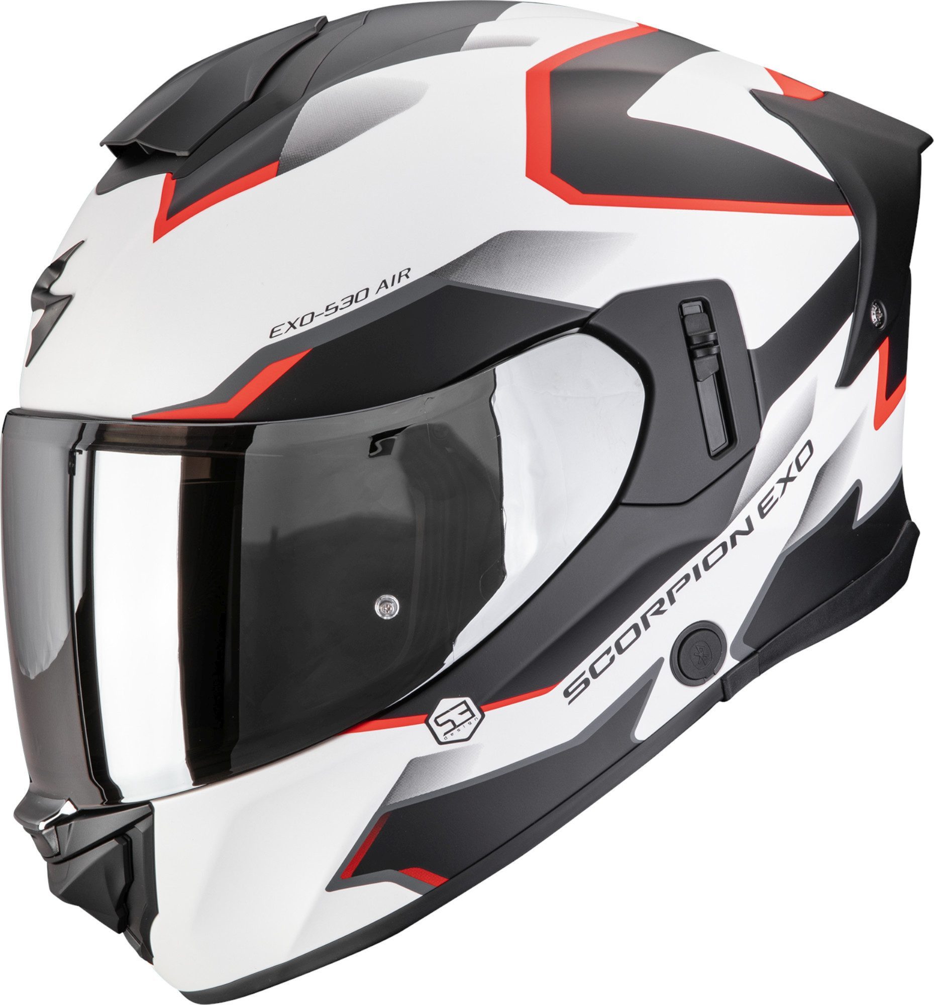 Scorpion Exo Motorradhelm Exo-530 Air Clip Helm, Antifog Beschichtet,vorbereitet Für Kommunikationssystem,notfalls