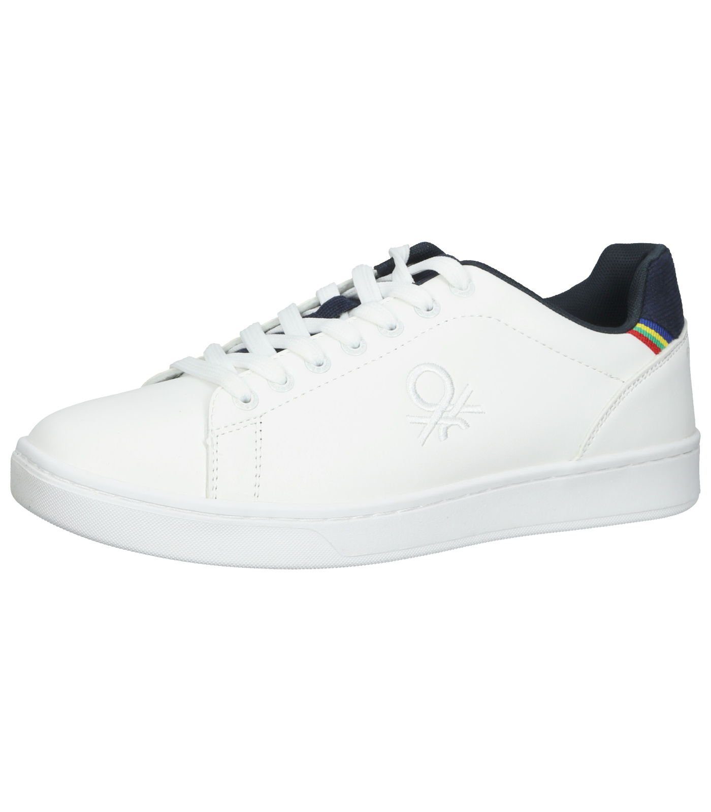 United Colors of Benetton Sneaker Lederimitat Sneaker Absatzform flach