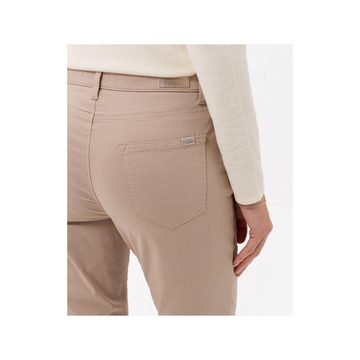 Brax Stoffhose beige regular (1-tlg)