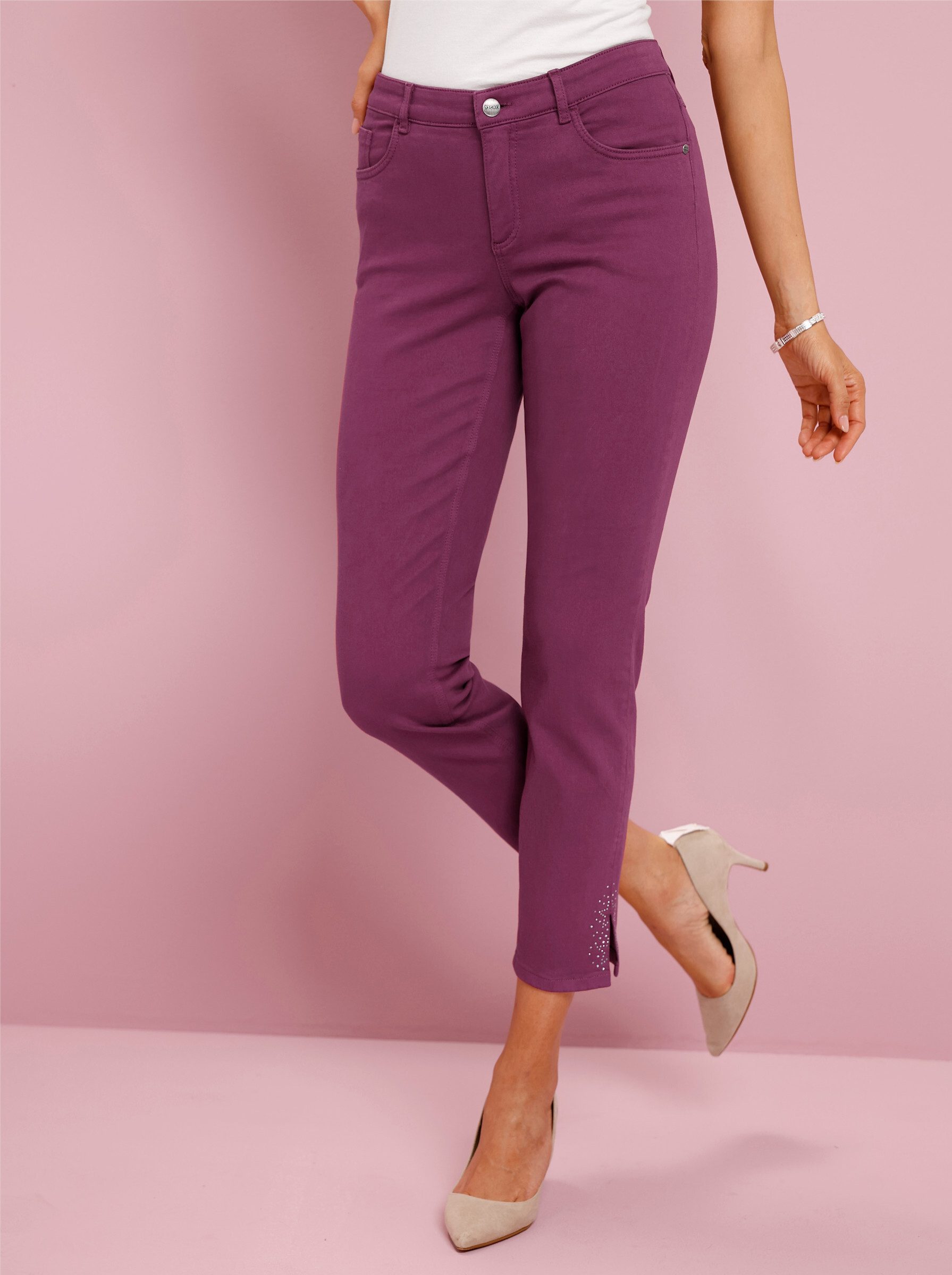 ascari Bequeme Jeans Edel-Jeans leicht vertieft