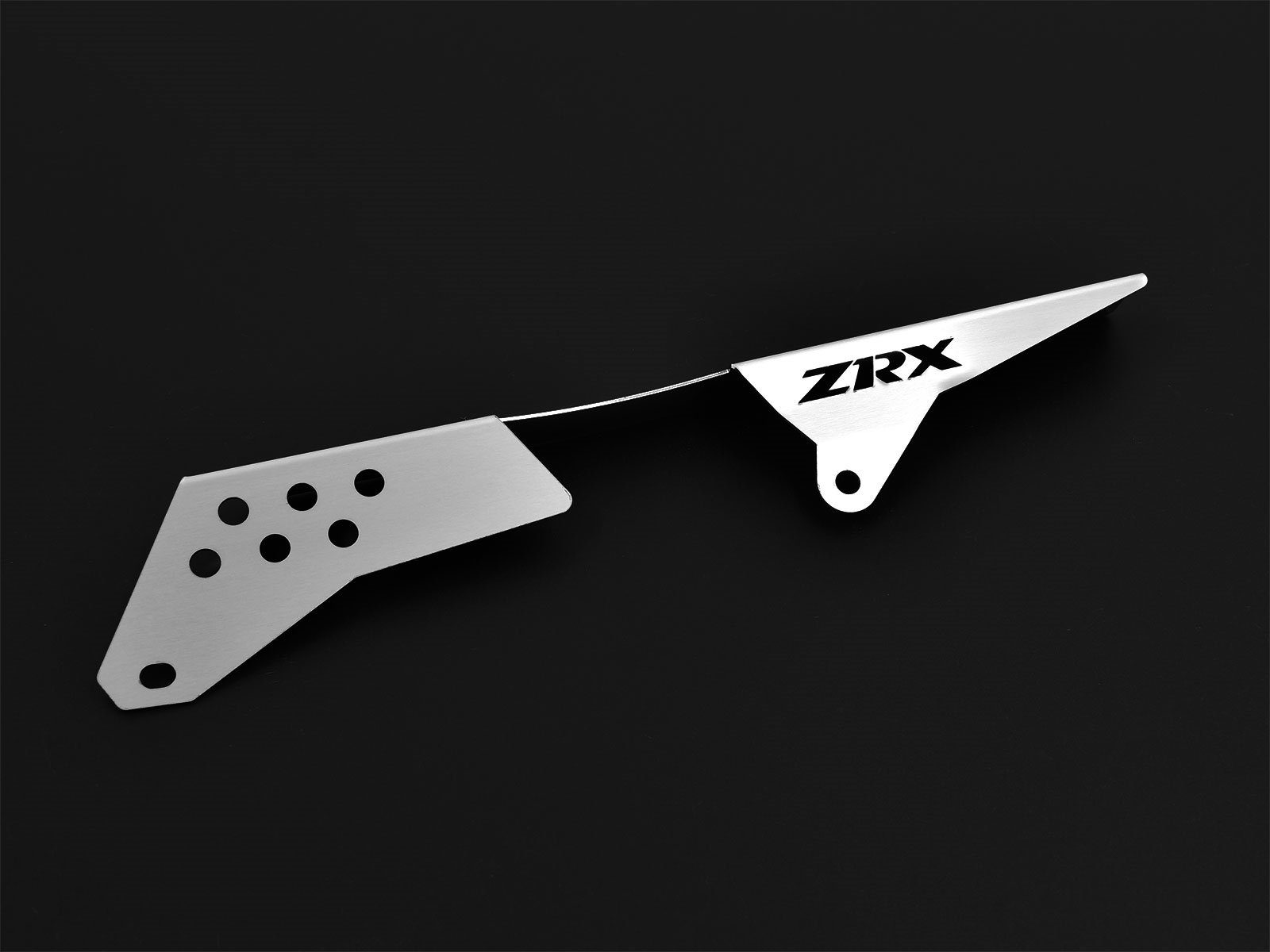 Kettenschutz Kettenschutz für Kawasaki ZRX 1200 BJ 2001-08 Logo silber