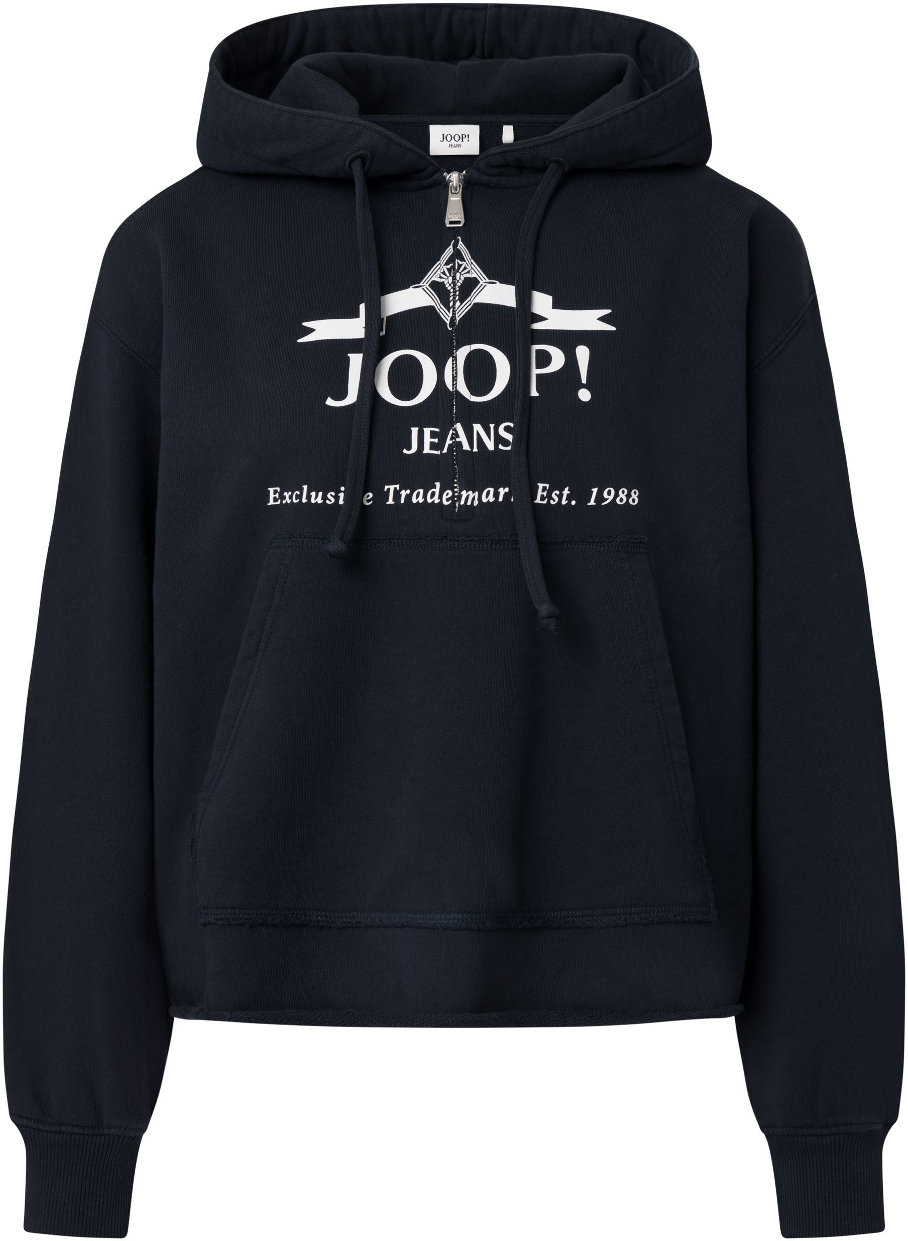 Joop Jeans Kapuzensweatshirt Talia mit Reißverschluss günstig online kaufen