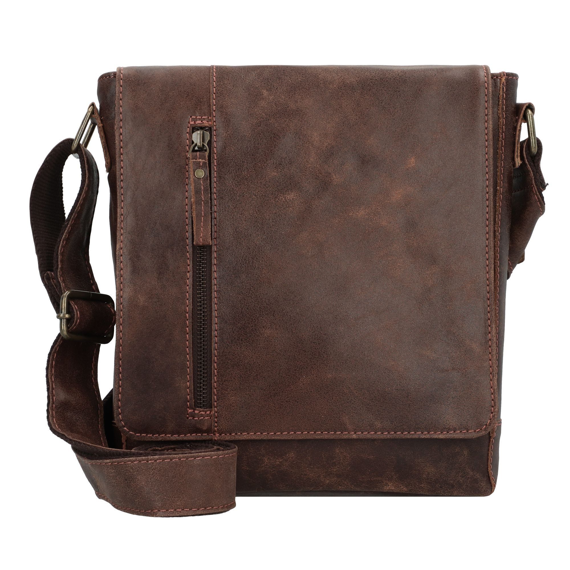 Harold's Umhängetasche Crunchy, Leder