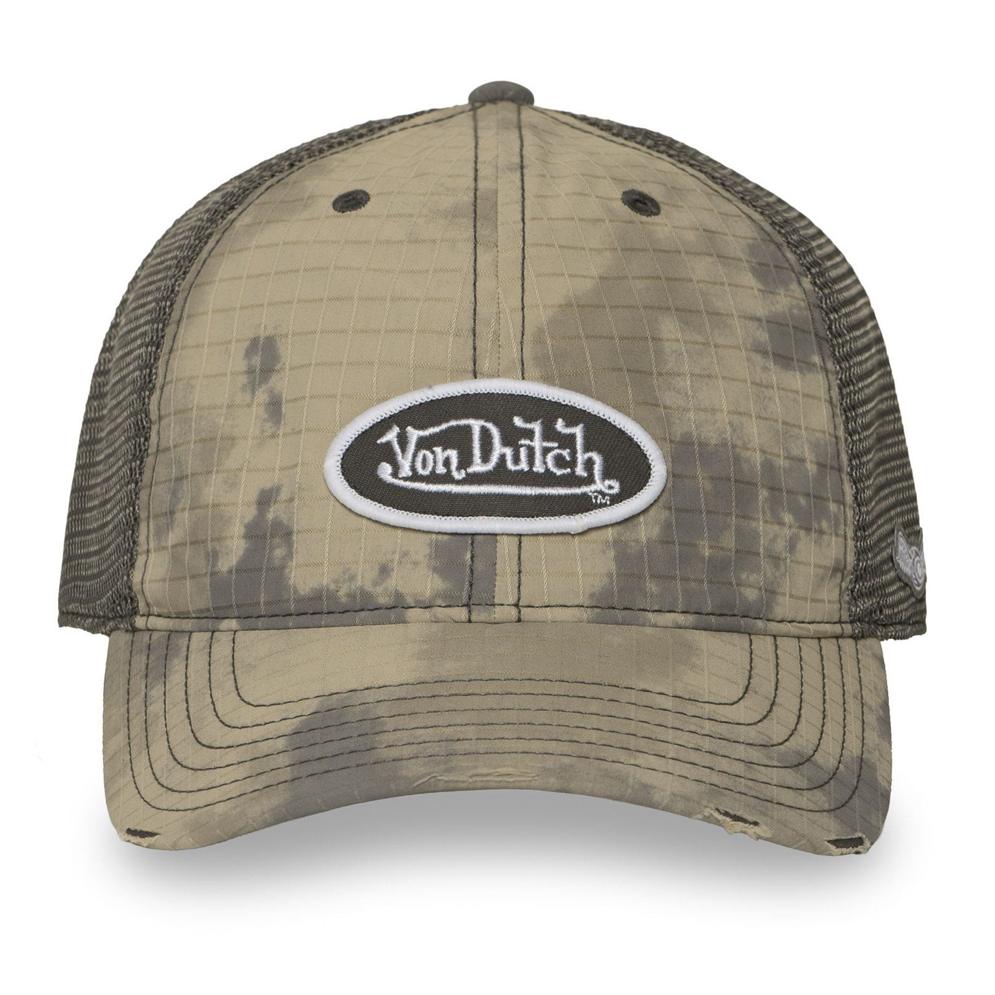 Von Dutch Trucker Cap Von Dutch Originals Trucker Cap RIPSTOP BASEBALL PATCH (Basecap, Basecap, Meshcap, Trucker Kappe) Mac Camouflage Muster