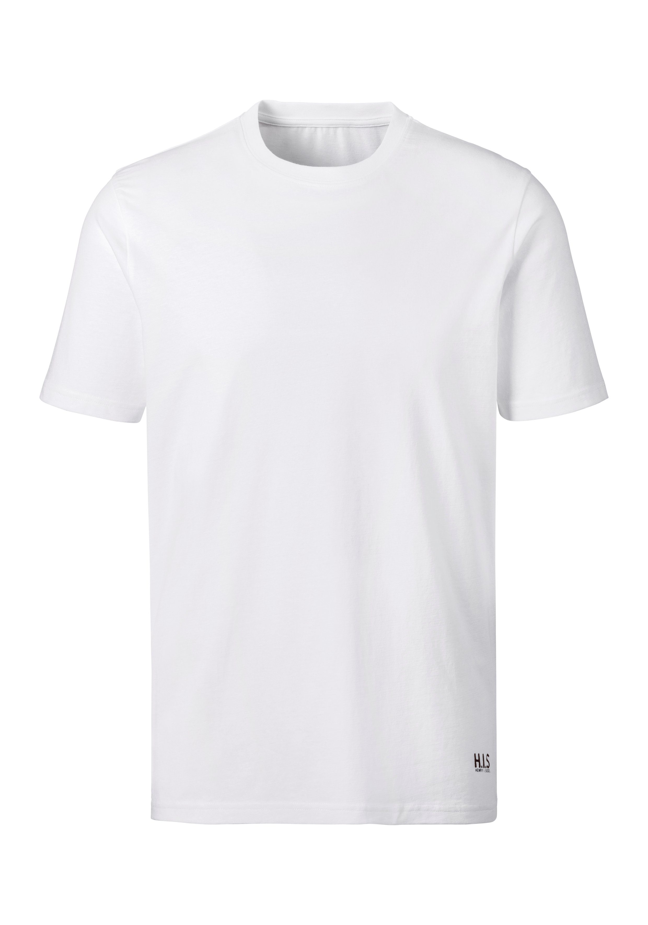H.I.S Kurzarmshirt als (3er-Pack) perfekt weiß Unterziehshirt