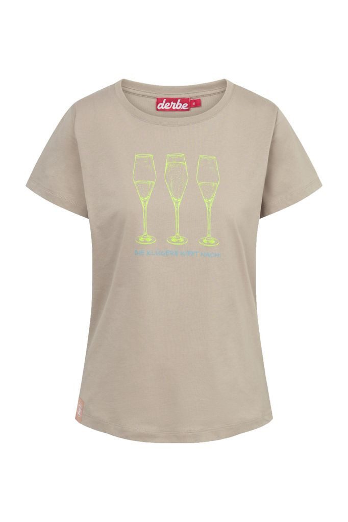 Derbe Print-Shirt Die Klügere (1-tlg) günstig online kaufen