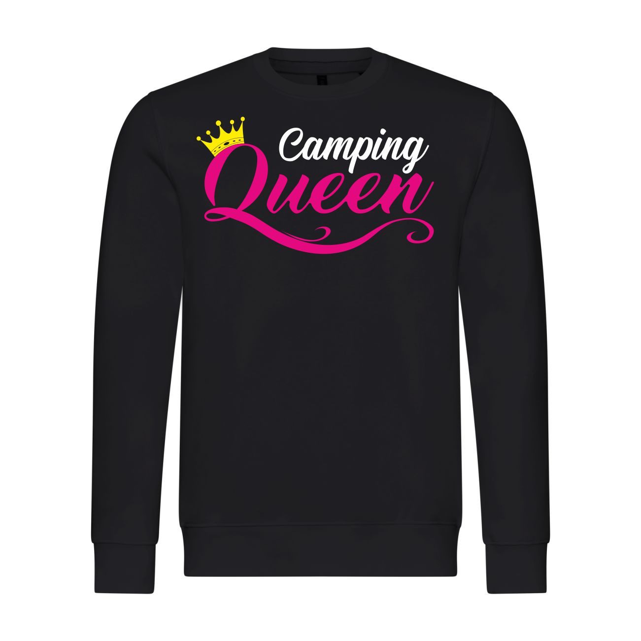 Rundhalspullover Herren Pullover Camping Queen