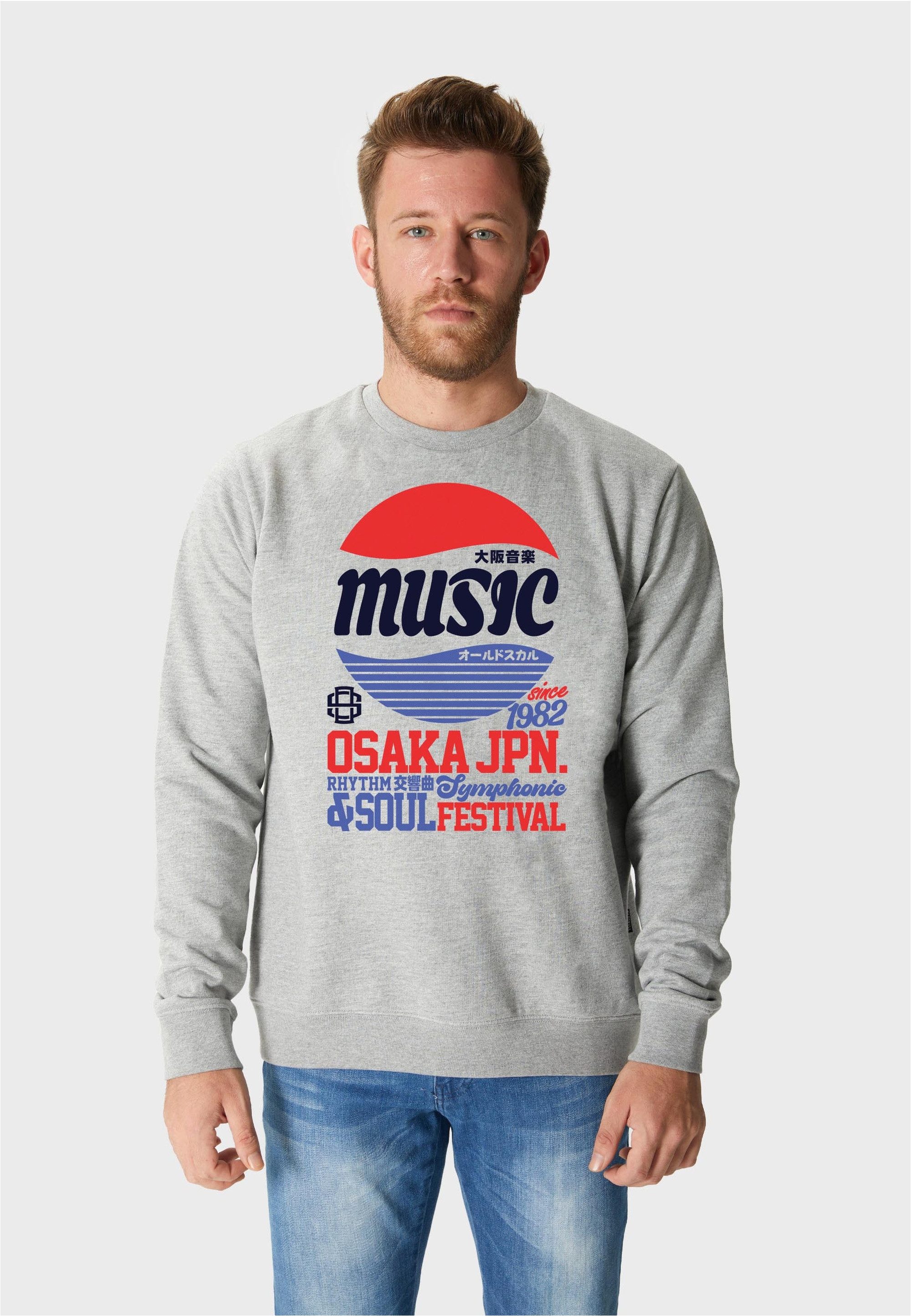Sweatshirt Asian Osaka Music Logo Graphic