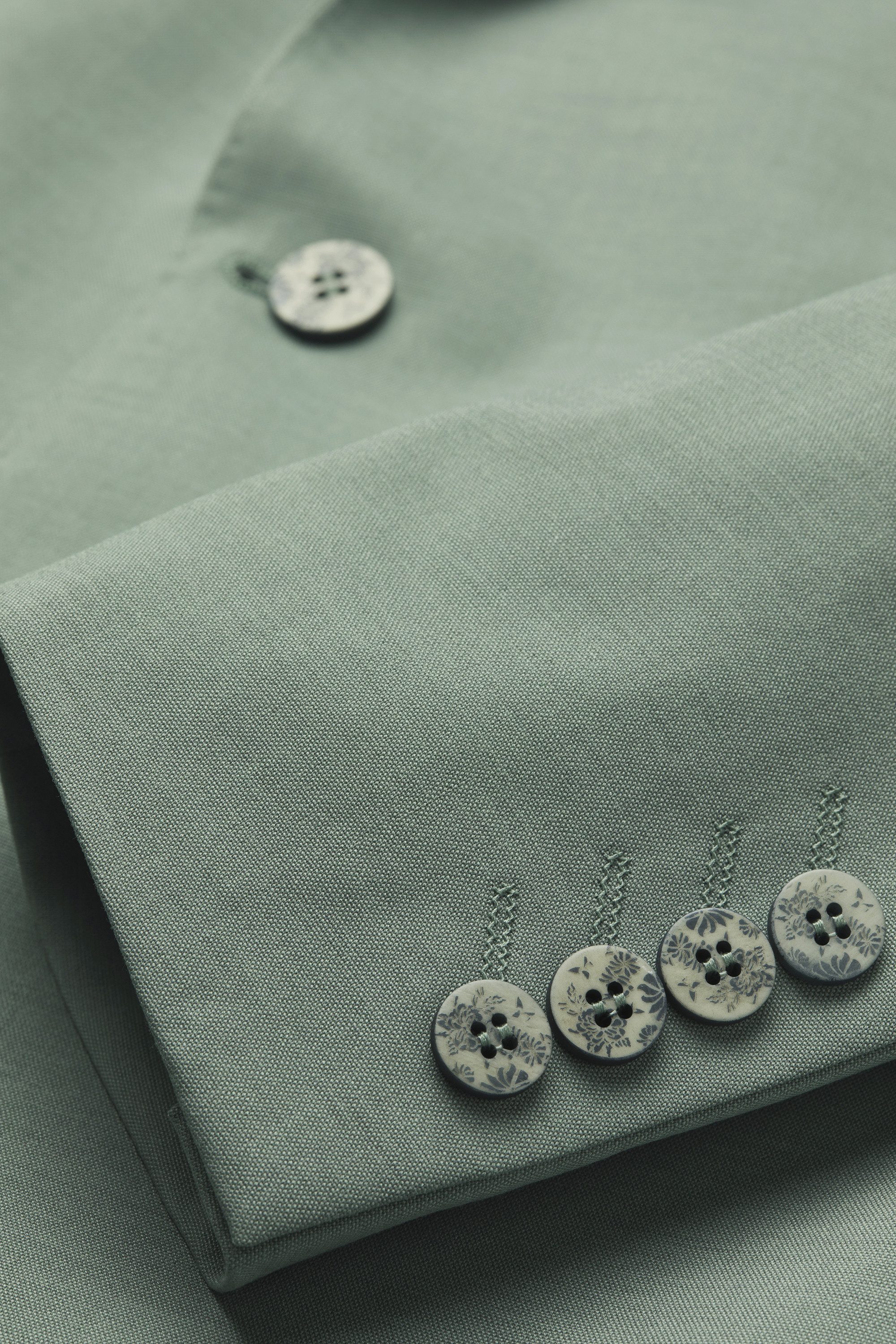 Digel Anzugsakko Ragna (1-tlg., Mischgewebe) Touching Buttons, Abnehmbarer Revers-Pin