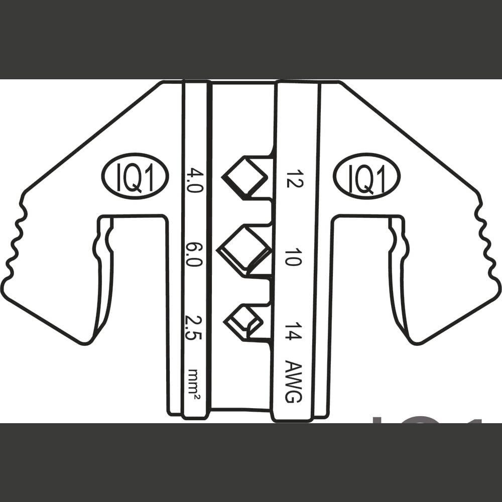 TOOLCRAFT Crimpzange Photovoltaik und Solar-Steckverbinder Quetschbereich: 2.5 TO-7760502
