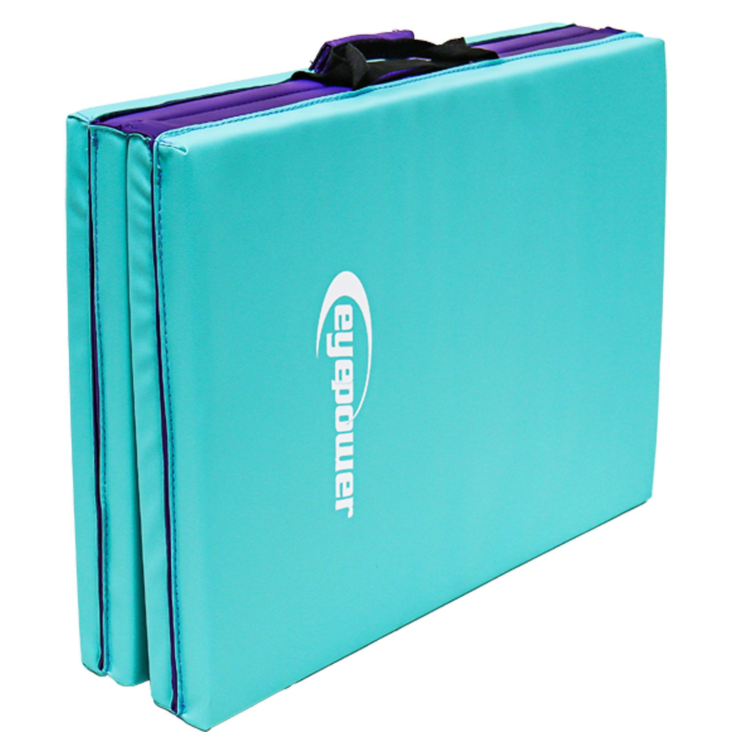 eyepower Weichbodenmatte 180 x 60 x 3 cm - XL Turnmatte für Zuhause - Faltbare Gymnastikmatte (1-St), Kinder Weichbodenmatte