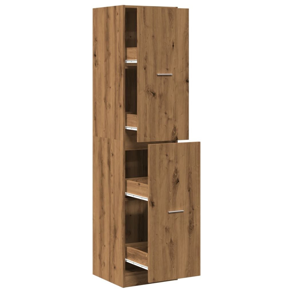 vidaXL Apothekerschrank 40 x 41 x 1745 cm Apothekerschrank Artisan Eiche 40x41x1745 cm Küche V